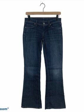 COH Dark Wash Low Waist Flare Jeans womens Size 26 Ingrid #002
